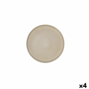 Plakans škivis Ariane Porous Keramika Bež O 21 cm (4 kom.)