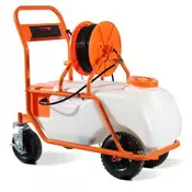 VEVOR Razpršilnik za trato 99x56x92 cm 60L Nastavljiv pritisk na kolesih