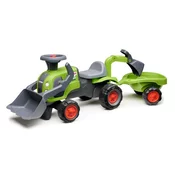 Falk Traktor Baby Claas s prednjim utovarivačem, bagerom i prikolicom
