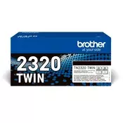 Brother TN-2320TWIN kartuša s tonerjem 1 kos(-i) Izvirnik Črna