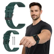 Silikonski pašček za Xiaomi Redmi Watch 5 Lite, zelen, 22 mm