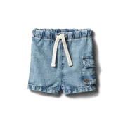 Calvin Klein Jeans kratke hlače za dojenčke iz denima