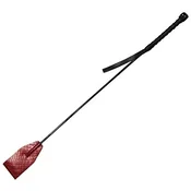 ROUGE Leather Riding Crop (Burgundy with Black Accessories Ananconda)