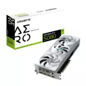GIGABYTE GIGABYTE GEFORCE RTX 5080 AERO OC 16G, 16GB GDDR7, PCI-E 5.0