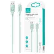 USAMS USAMS LIGHTNING CABLE 2.4A 1.2M HITRO POLNJENJE LITHE SERIES GREEN, (21980495)