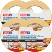 shumee Tesa dvostranski protizdrsni lepilni trak za preproge za tla 25 m x 50 mm x 4