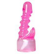 Spiralni nastavek za masažni vibrator Easytoys, roza