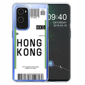 TPU gel ovitek Plane Ticket OnePlus 9 Pro - Hong Kong
