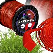 Kvadratna rezalna nit za glave kosilnic 3,0 mm 100 m