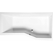 Nesimetrična kad VERSYS R, 170 x 85 x 70 x 47cm, bela - Bela - 170.00 - 84 - 47.00 - Akrilat - Namestitev na tla - Nesimetrična - 52.00 - Polysan - ASYMMETRIC BATHTUBS - 85.00 - 170x85x47 cm - 275.00