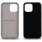 JUST IN CASE Set dve maske za telefon iPhone 13 Pro Max MIX PLUS crni