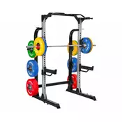 Fitnes naprava pol-kletka in stojalo za vadbo