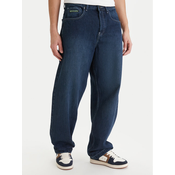 DC Shoes Jeans hlače Worker EDYDP03433 Mornarsko modra Baggy Fit