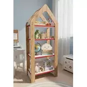 Hanah Home Decija višenamenska polica, 50x120x35cm, Crvena