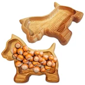 shumee Lesena skleda Pladenj Skleda za suho sadje in oreščke Prigrizki Cherry dog