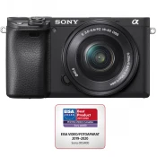 Sony Alpha 6400 fotoaparat kit (sa 16-50mm objektivom), crni (ILCE6400L)