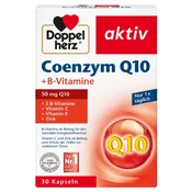 Doppelherz Aktiv Koencim Q10 + B vitamin, 30 kapsul