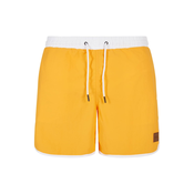 Urban Classics Kratke kopalne hlače Retro, rumena