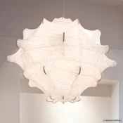 FLOS Taraxacum - Oblikovalska viseča svetilka - Dnevna soba/jedilnica - Dizajn - bela - Tkanine/tekstil