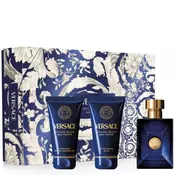 Versace Cofanetto Dylan Blue Pour Homme Eau De Toilette 50ml Con Shower Gel 50ml E Dopo Barba 50ml 1 unita