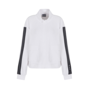 EA7 za ženske. 7W000171_AF12643 Bela bluza iz interlocka (XL), Priložnostno, Šport, Večnamenski šport, Modalni