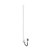 Kupaonski radijator RAY 25W/230V 110x30 cm IP44 inox/bela