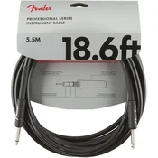 Fender Professional Series Black 5,5 m Ravni - Ravni Instrument kabel (Kao novo)