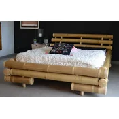 Casa Padrino luxury double bed natural 190 x 245 x H. 70 cm - Bamboo bed - Bedroom furniture - Bamboo furniture - Luxury furniture - Luxury furnishings