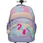 Torba šolska na kolesih trolley lovely unicorn VSE ZA ŠOLO