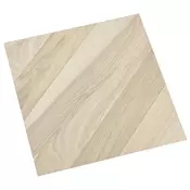 vidaXL Samolepilne Talne Plošče 30,5 x 30,5 cm 20 pcs PVC Bež Črtasto