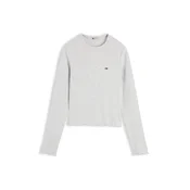 Tommy Jeans Majica svetlo siva