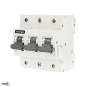 Tropolni modularni odklopnik B 100 A 15 kA Schelinger BM-A02-H15-3P-B100