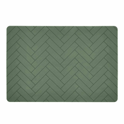 Zelena silikonska preproga Södahl Tiles, 33 x 48 cm