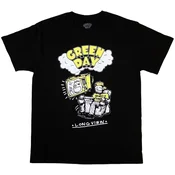 Green Day Majica Longview Doodle Unisex Black M