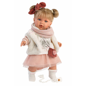 Llorens 42402 JULIA - realistična lutka za bebe sa zvukom i tijelom od mekog materijala 42 cm
