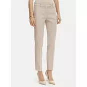Rinascimento Hlače iz tkanine CFC0128638003 Bež Slim Fit