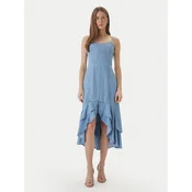 GUESS Poletna obleka MARINA  moder denim