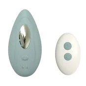 Nikcorp Diskretni vibrator s daljinskim upravljačem za parove, 8 načina vibracije i 2 brzine, tihi motor, vodootporan IPX6, zeleni