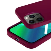 GS Ovitek za iPhone 14 Pro, lahek silikonski, rdeč