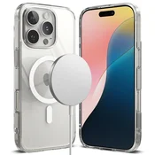 Ovitek Ringke Fusion Magnetic za iPhone 16 Pro Max - clear