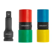Hogert set nasadnih kljuceva za pneumatski alat, dvostrani, 1/2 ( HT4R006 )