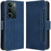 GS Preklopni ovitek za Realme C71, reža za kartico, temno moder