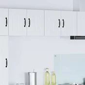 vidaXL Kuhinjske stenske omare 2 pcs Visok sijaj bela 60 x 31 x 40 cm