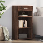Komoda smeda boja hrasta 45 x 42,5 x 93 cm konstruirano drvo