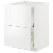 METOD / MAXIMERA Pod.el.za gr.plocu/ug.asp.s fiokom, bela/Stensund bela, 60x60 cm