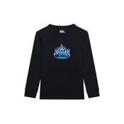QUIKSILVER Funkcionalna majica FLAMING nebeško modra / svetlo modra / črna