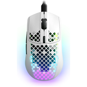 Miš žični SteelSeries Aerox 3 Bijeli