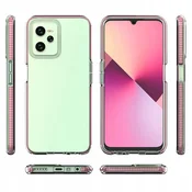 Hurtel Spring Case ovitek za Realme C35, silikonski, črn
