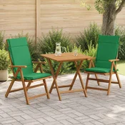 vidaXL 2-delne blazine za visok naslon GEMERT 2 pcs 100% poliester