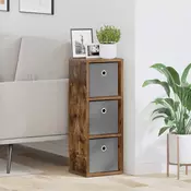 Kreveta s ladicama Dimljeni hrast 25,5 x 22 x 69,5 cm